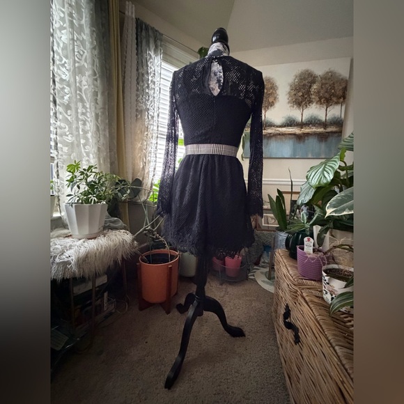 EUC Women’s Black Lace Dress by xhilaration - Picture 4 of 5